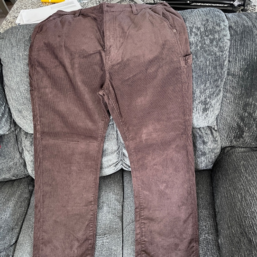 Express Men's Brown Corduroy Pants